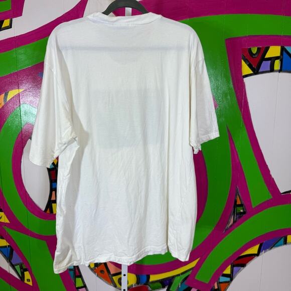 Wesc White Short Sleeve Tee with Graphic Print. Size XXL. Good used condition! - Picture 7 of 7